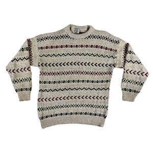 VTG‎ Sears Roebuck & Co. Geometric Pullover Sweater Size XL